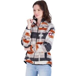 Canada Weather Gear Women's Full Zip Aztec Printed Sherpa NWT women’s Sz M